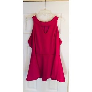Halter Peplum Top
